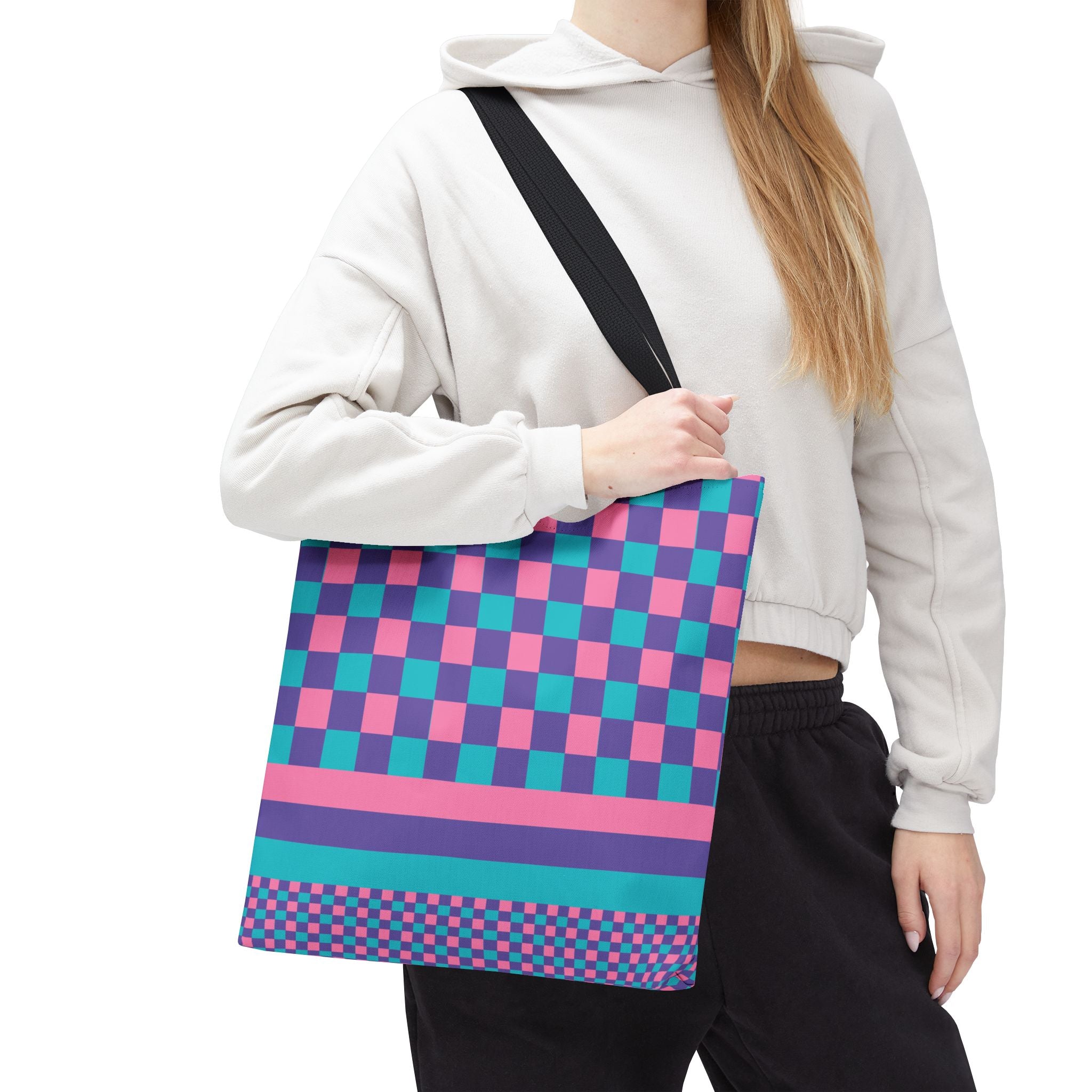 Colorblock Tote Bag