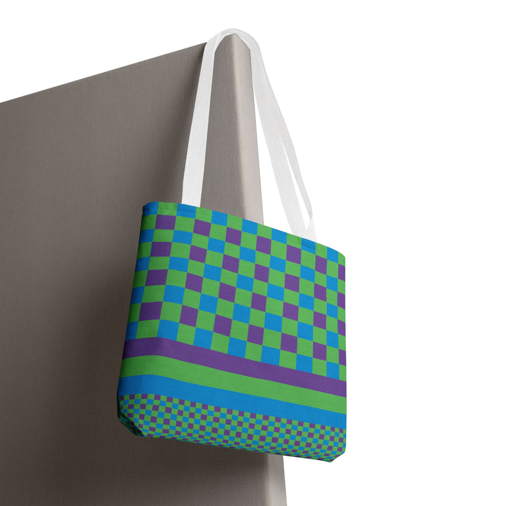 Colorblock Tote Bag
