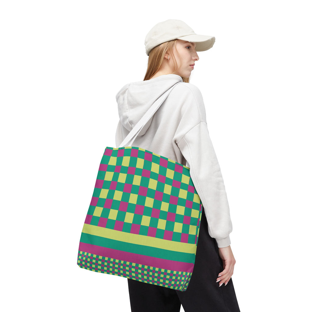 Colorblock Tote Bag