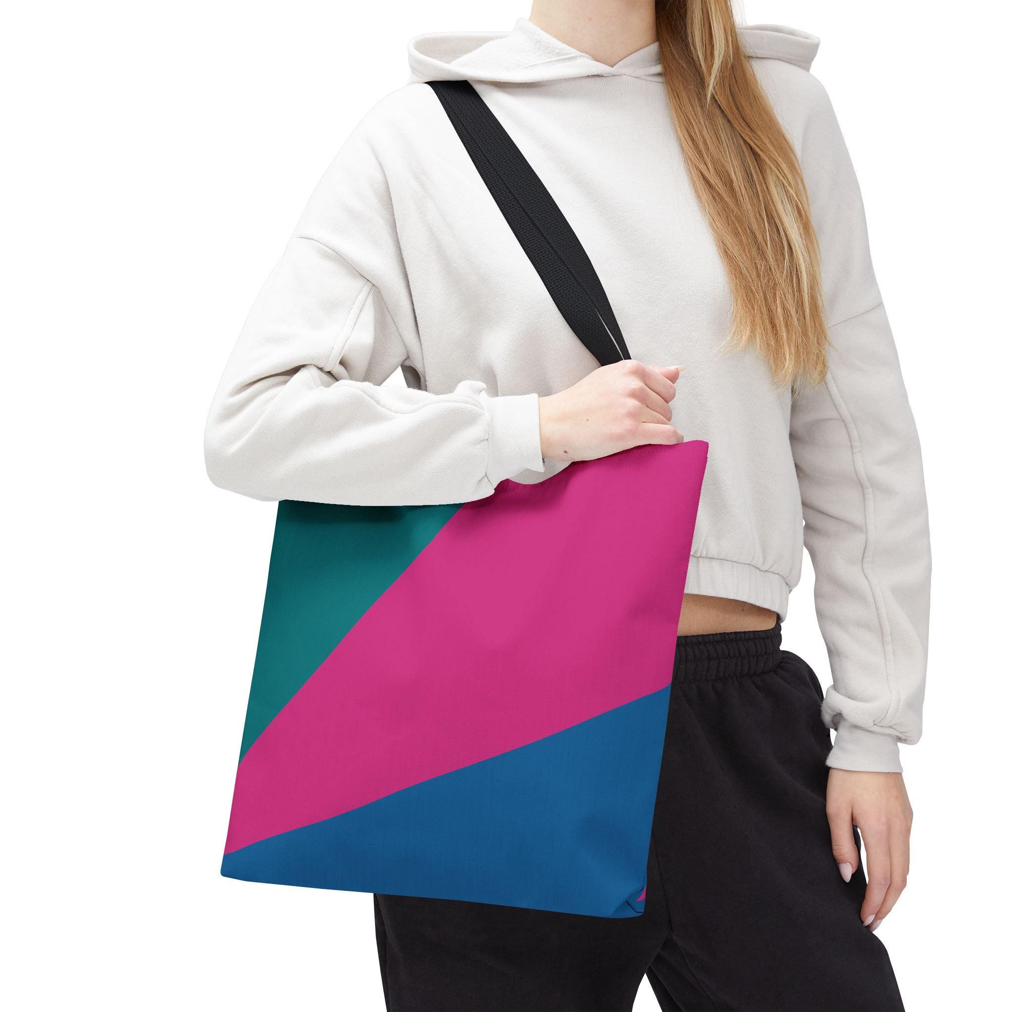 Colorblock Tote Bag