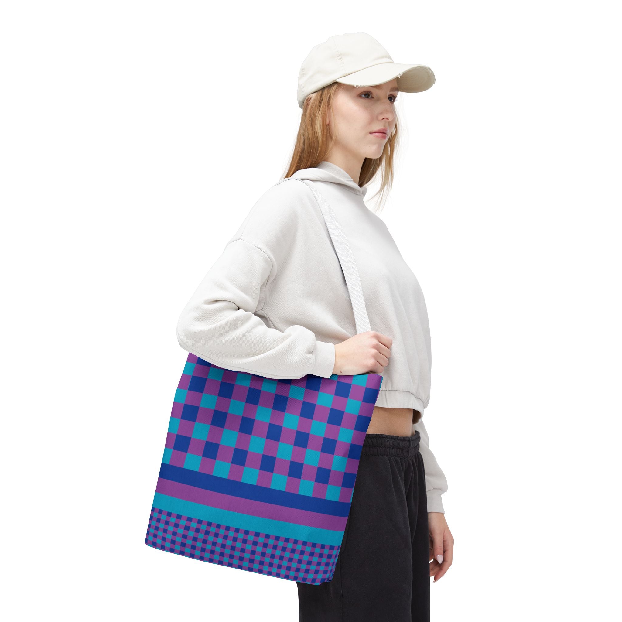 Colorblock Tote Bag