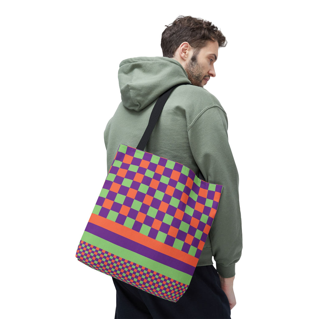 Colorblock Tote Bag
