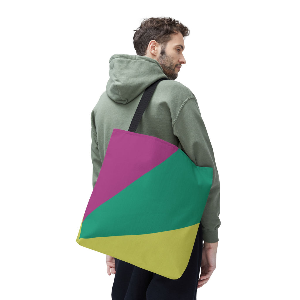 Colorblock Tote Bag