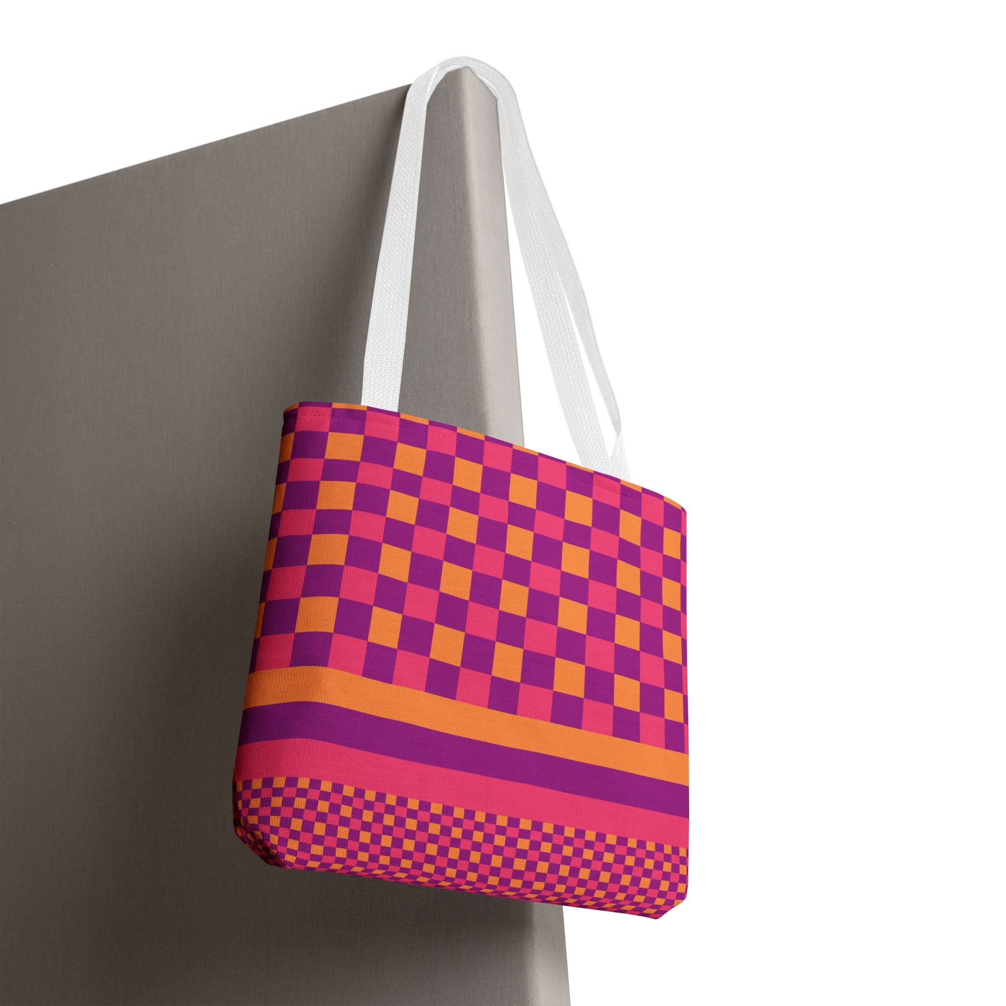 Colorblock Tote Bag