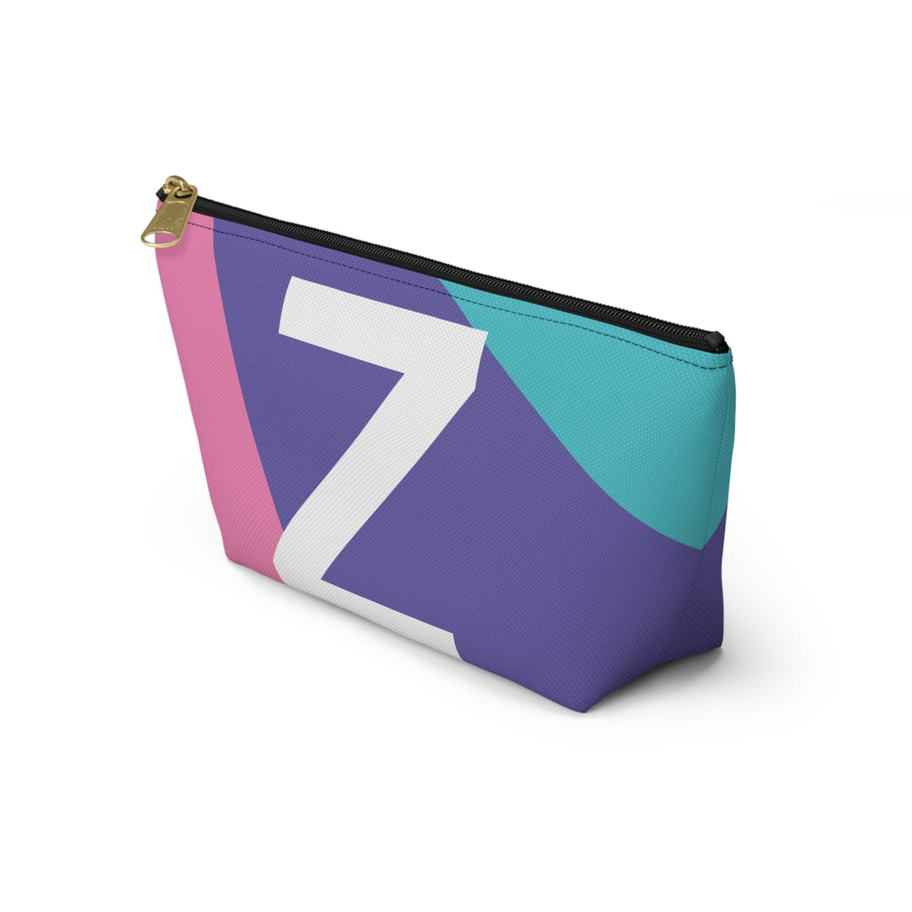 Colorblock Accessory Pouch — Monogram Z T-Bottom Cosmetic Bag