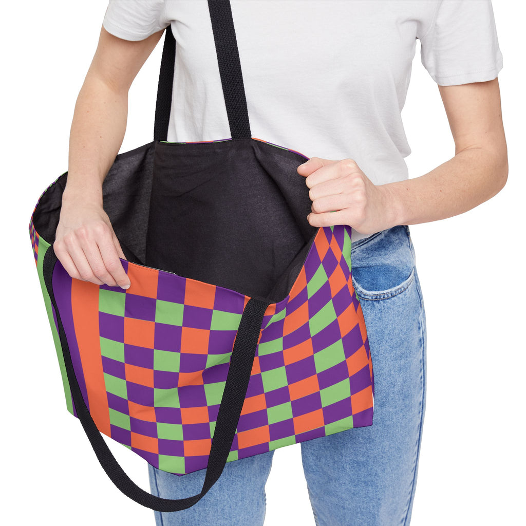 Colorblock Tote Bag