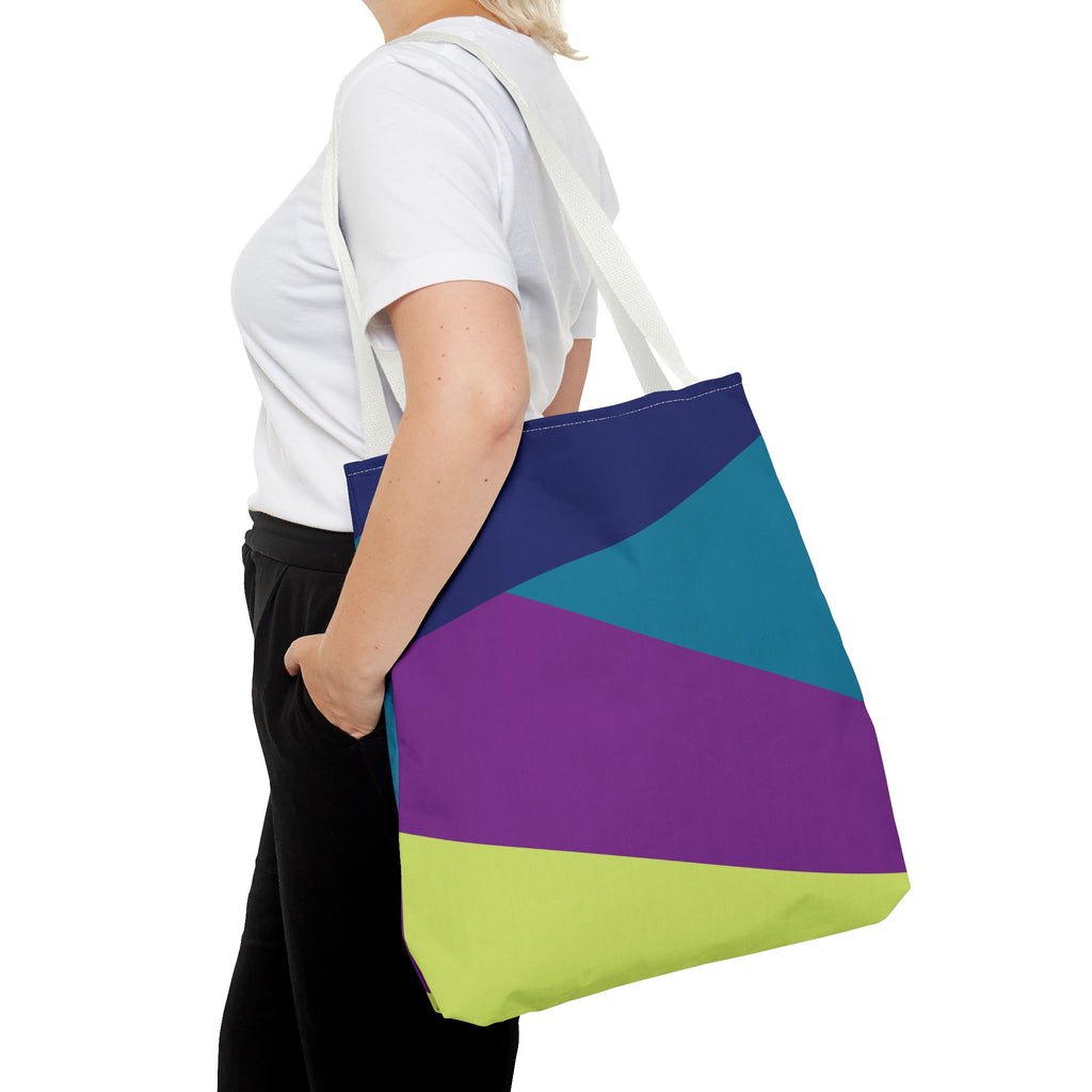 Colorblock Tote Bag