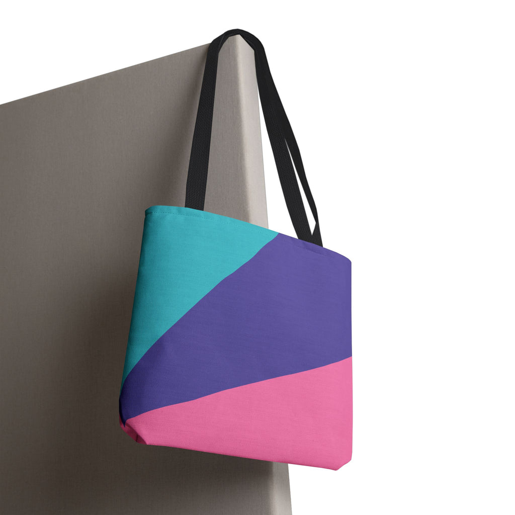 Colorblock Tote Bag