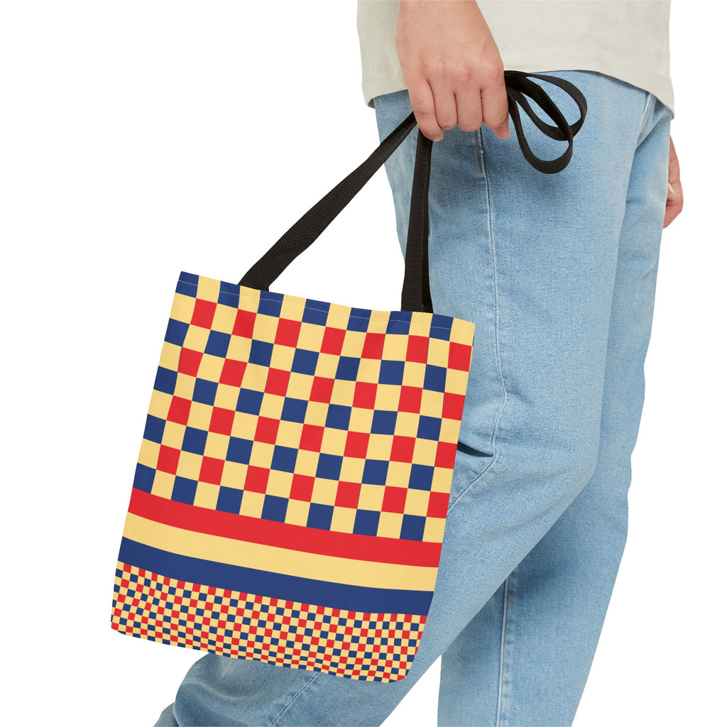 Colorblock Tote Bag