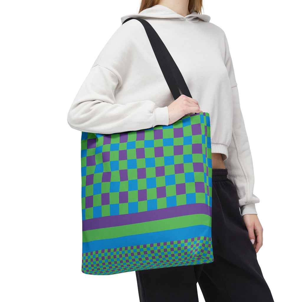 Colorblock Tote Bag