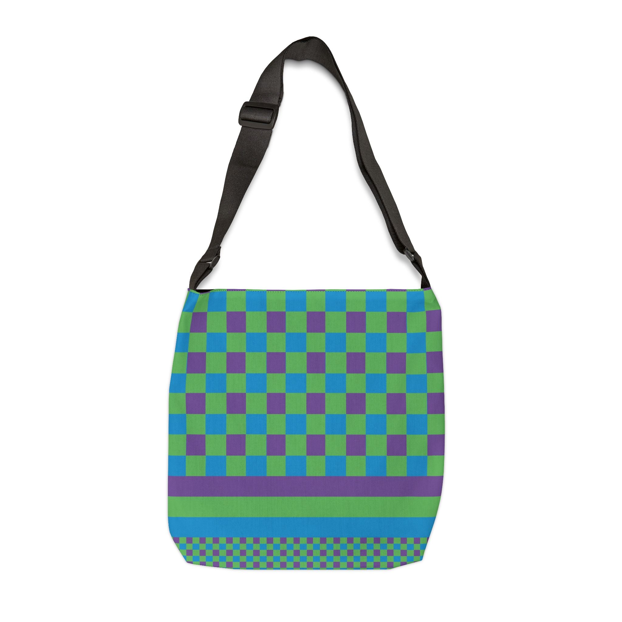 Colorblock Geometric Tote Bag