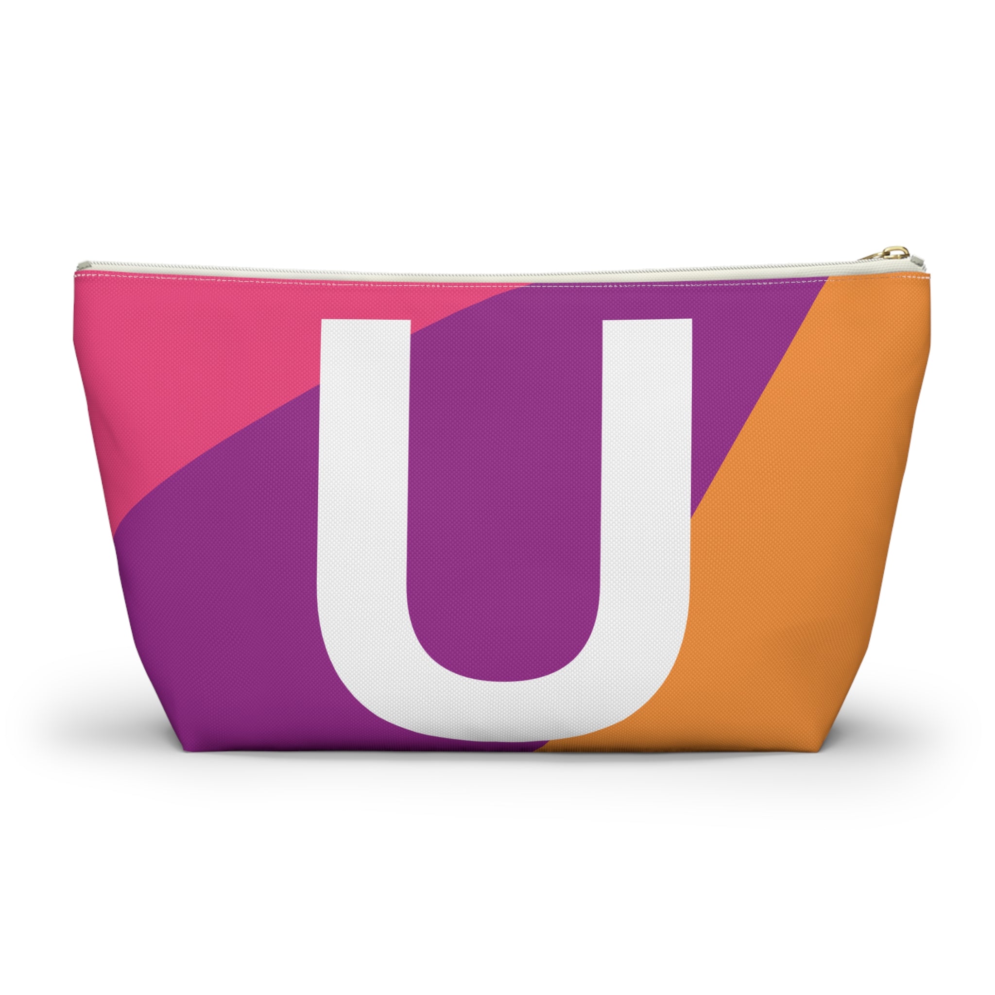 Colorblock Accessory Pouch — Monogram U T-Bottom Cosmetic Bag