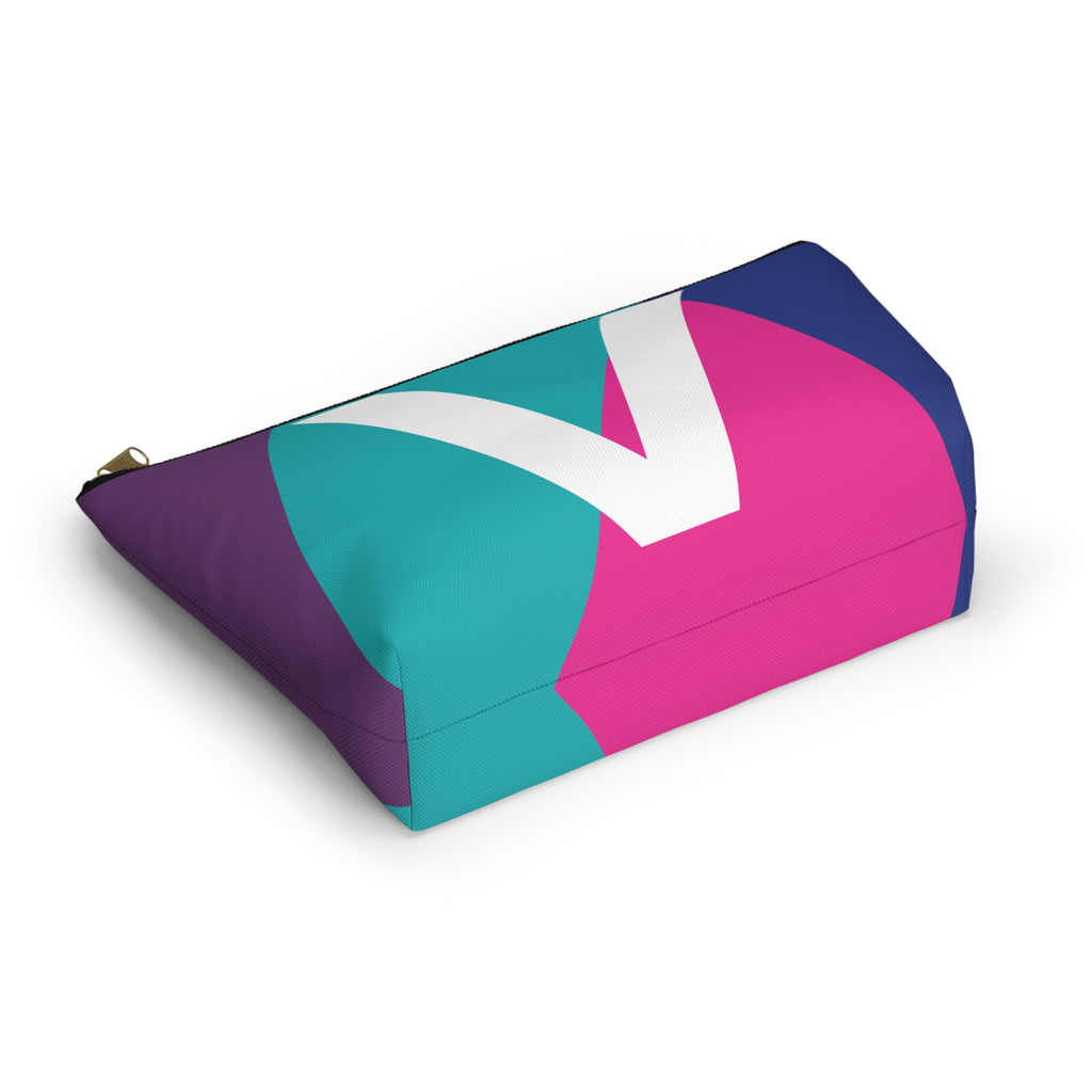 Colorblock Accessory Pouch — Monogram V T-Bottom Cosmetic Bag