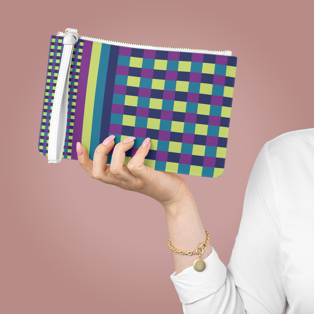 Colorblock Clutch Bag