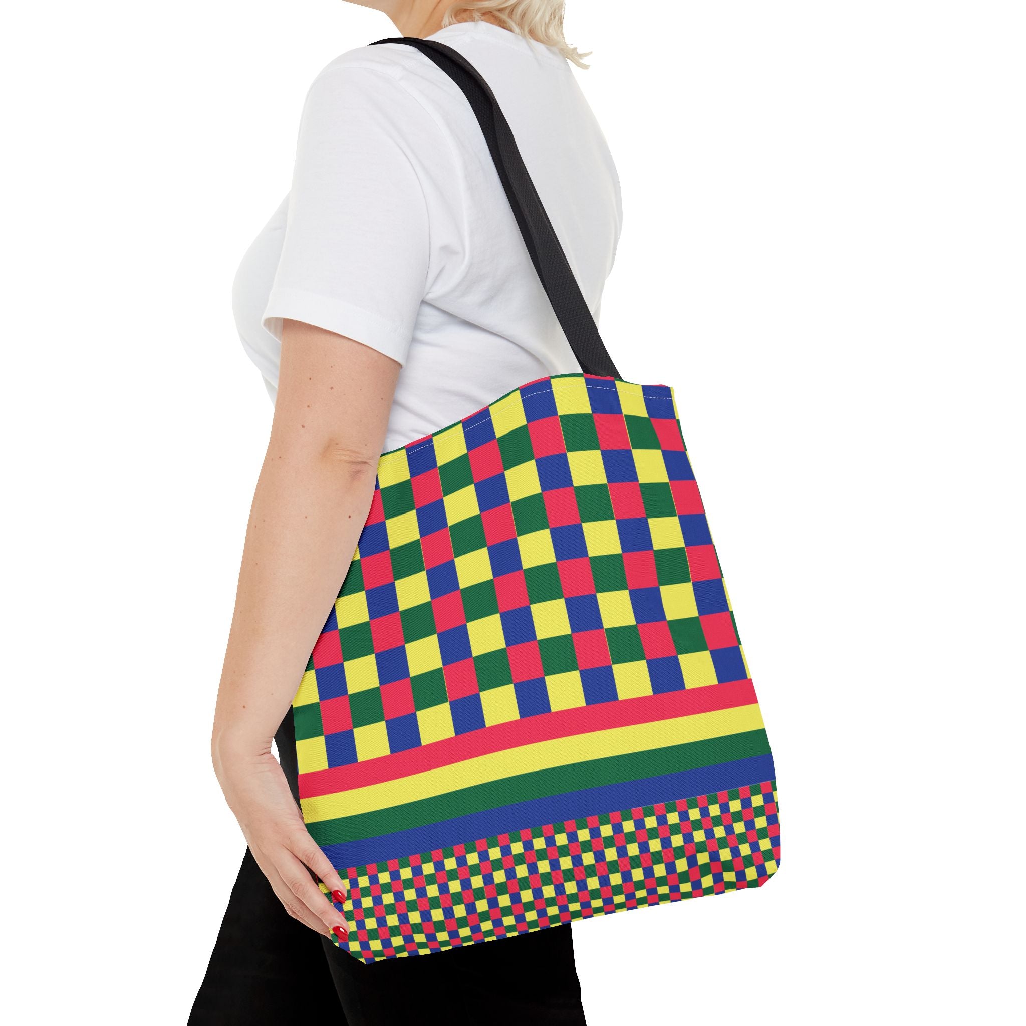 Colorblock Tote Bag