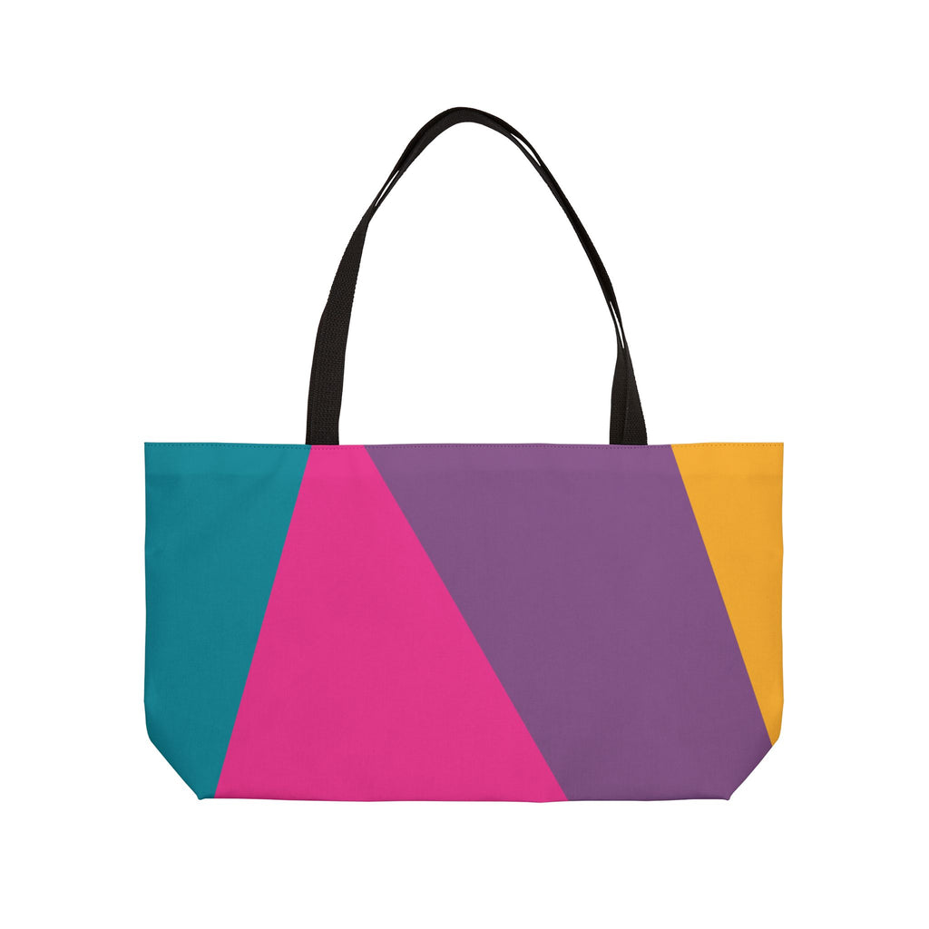 Colorblock Tote Bag