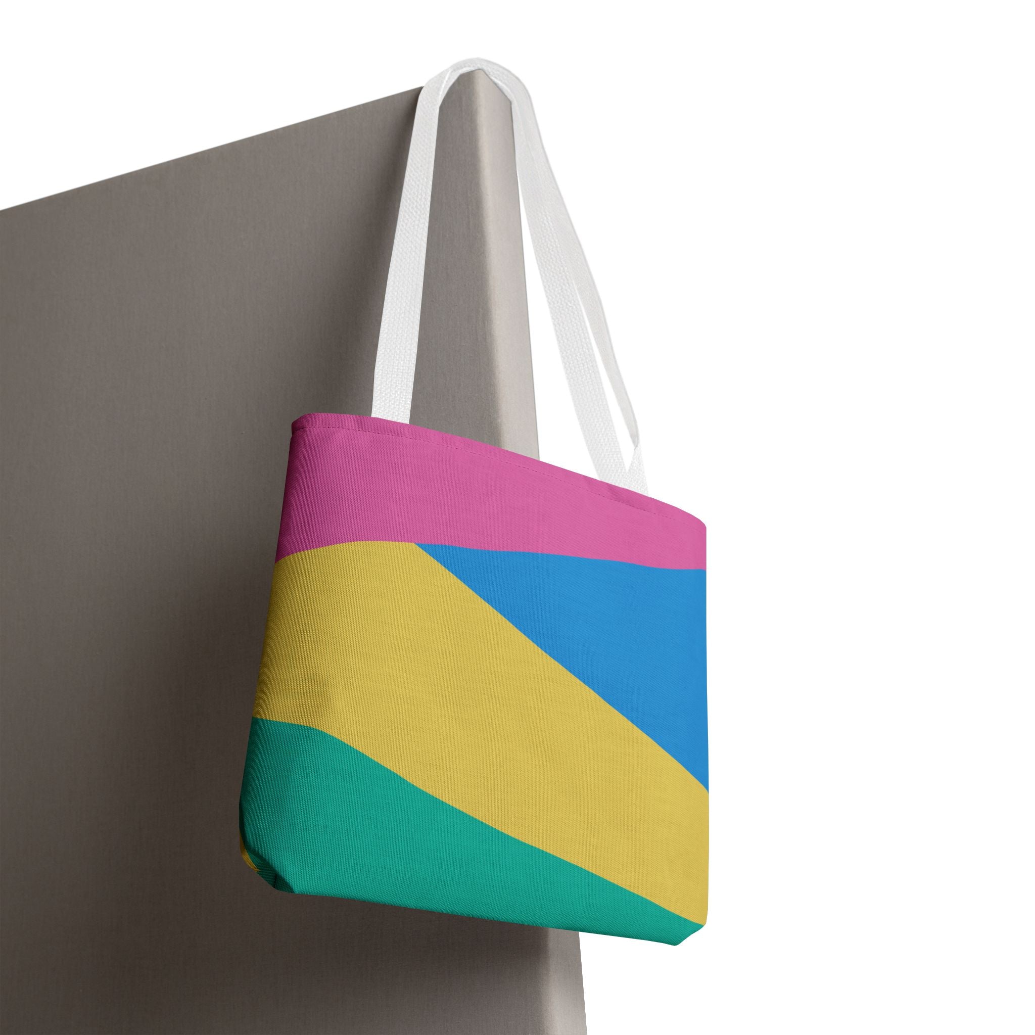 Colorblock Tote Bag