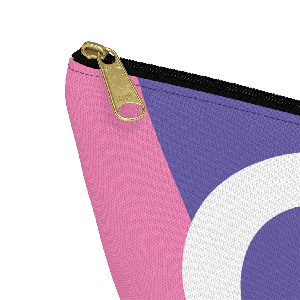 Colorblock Accessory Pouch — Monogram O T-Bottom Cosmetic Bag