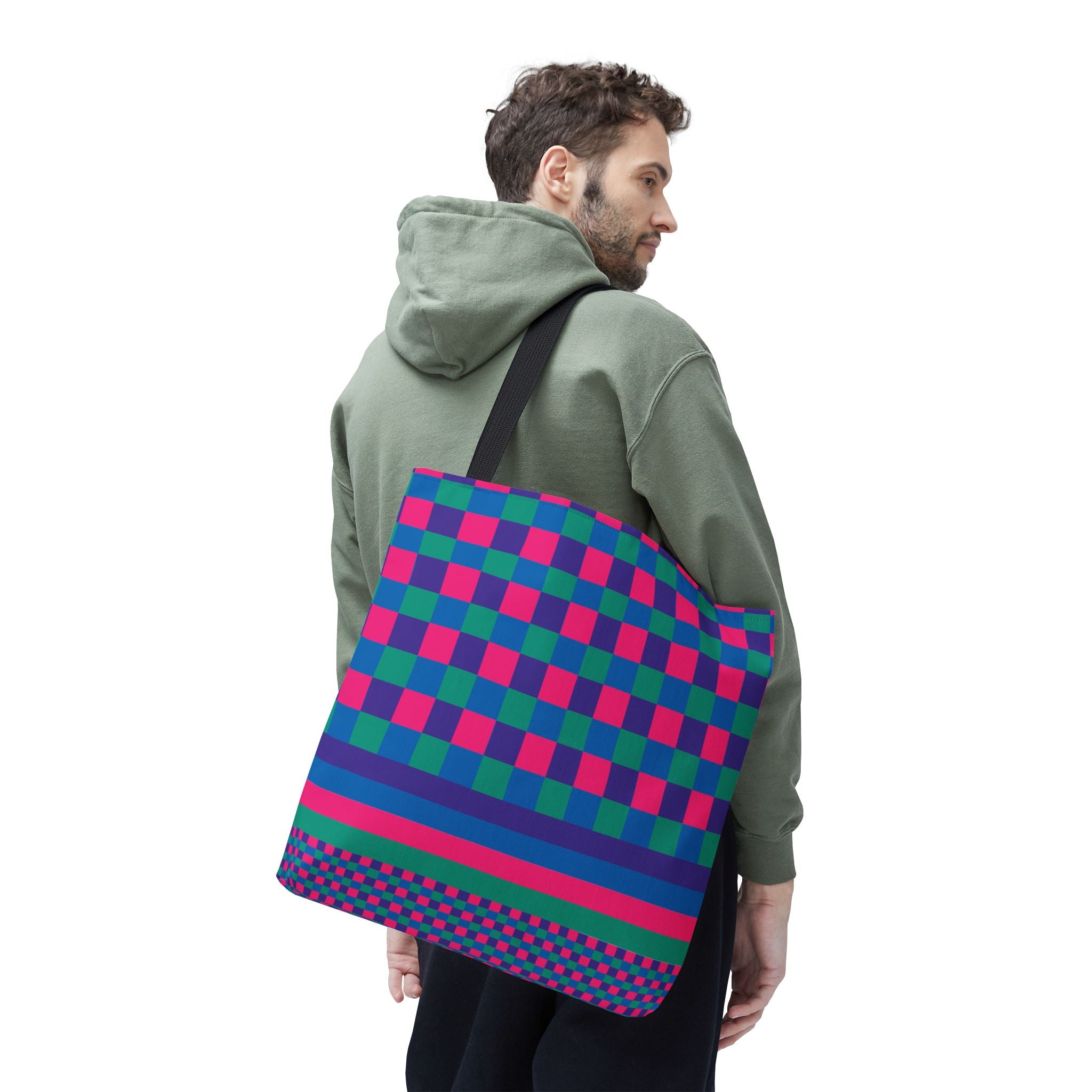 Colorblock Tote Bag