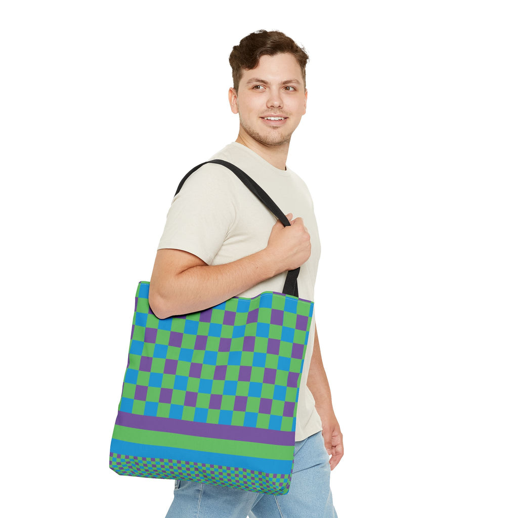 Colorblock Tote Bag