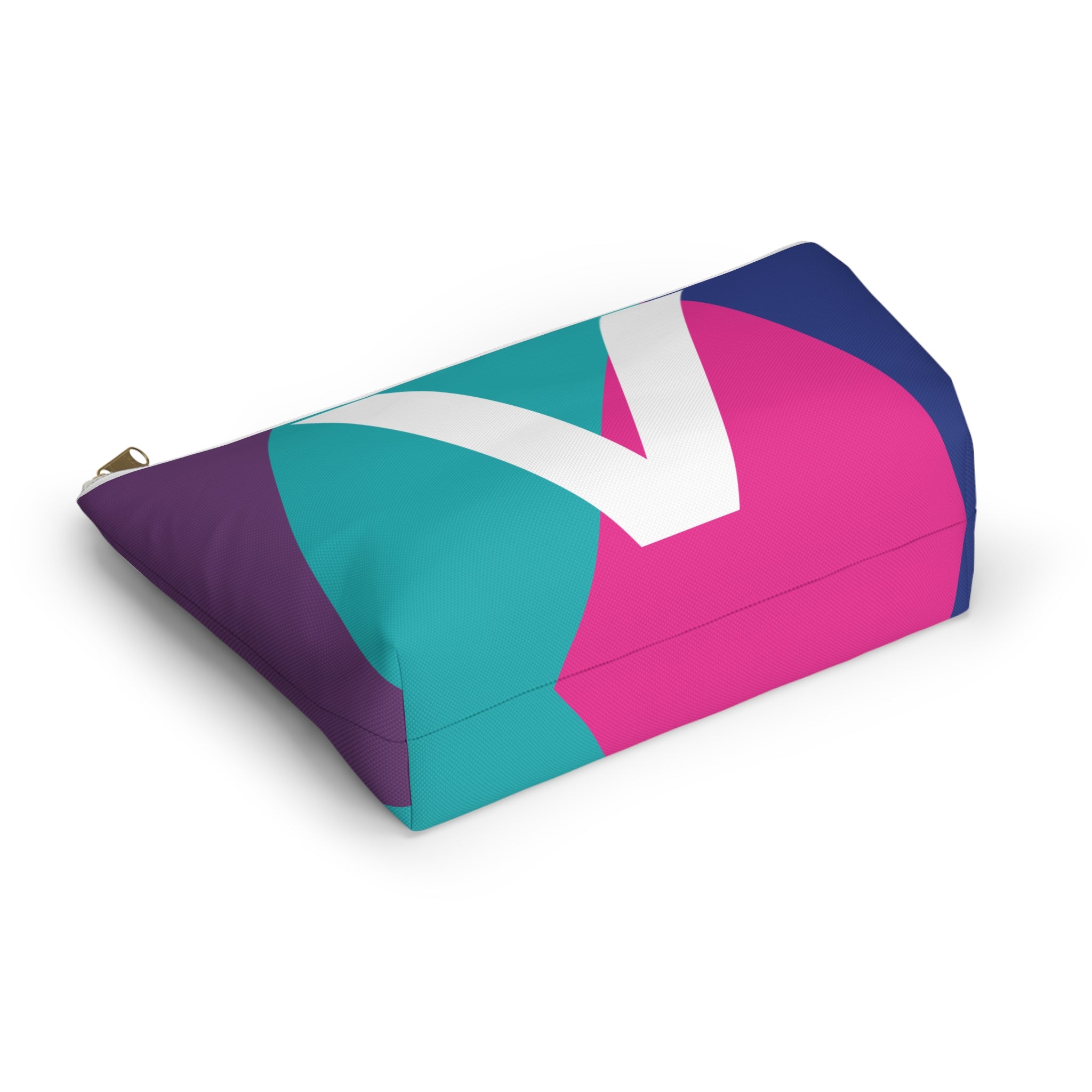 Colorblock Accessory Pouch — Monogram V T-Bottom Cosmetic Bag