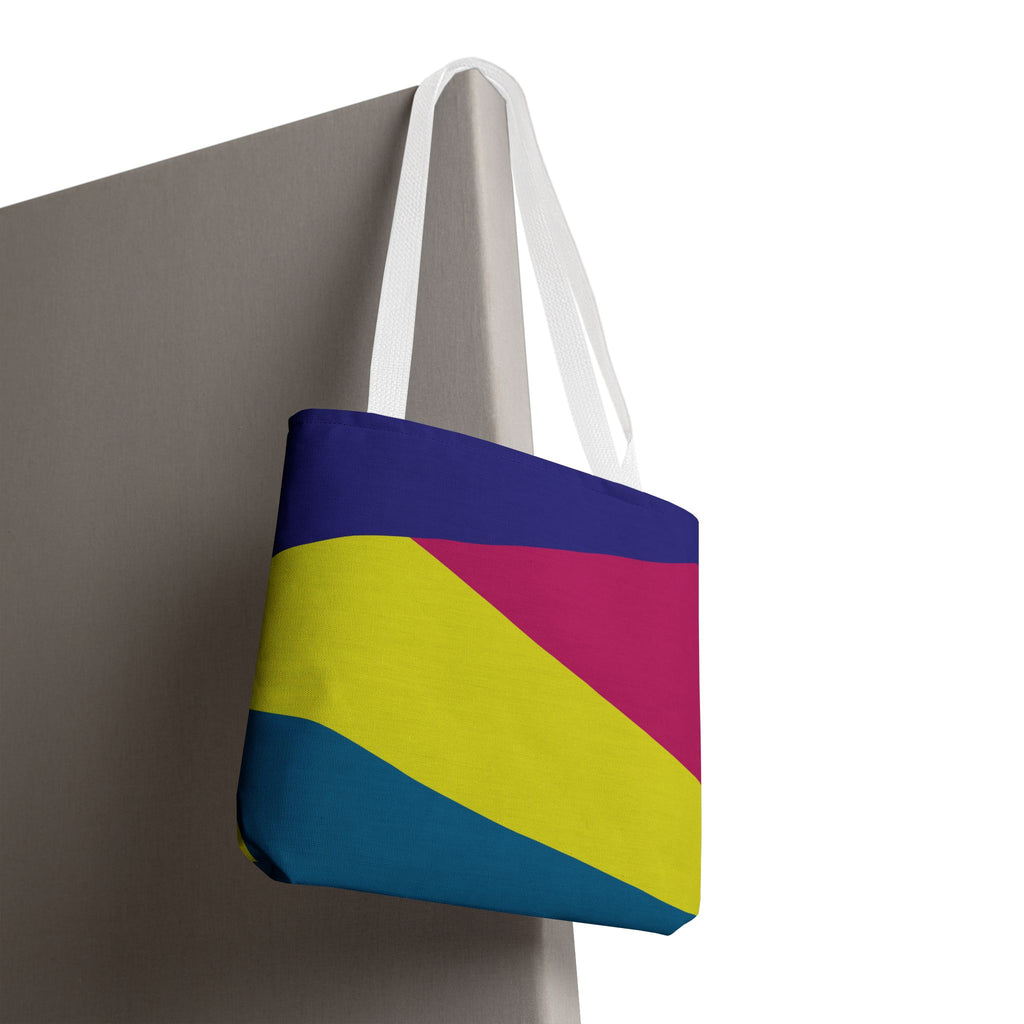 Colorblock Tote Bag