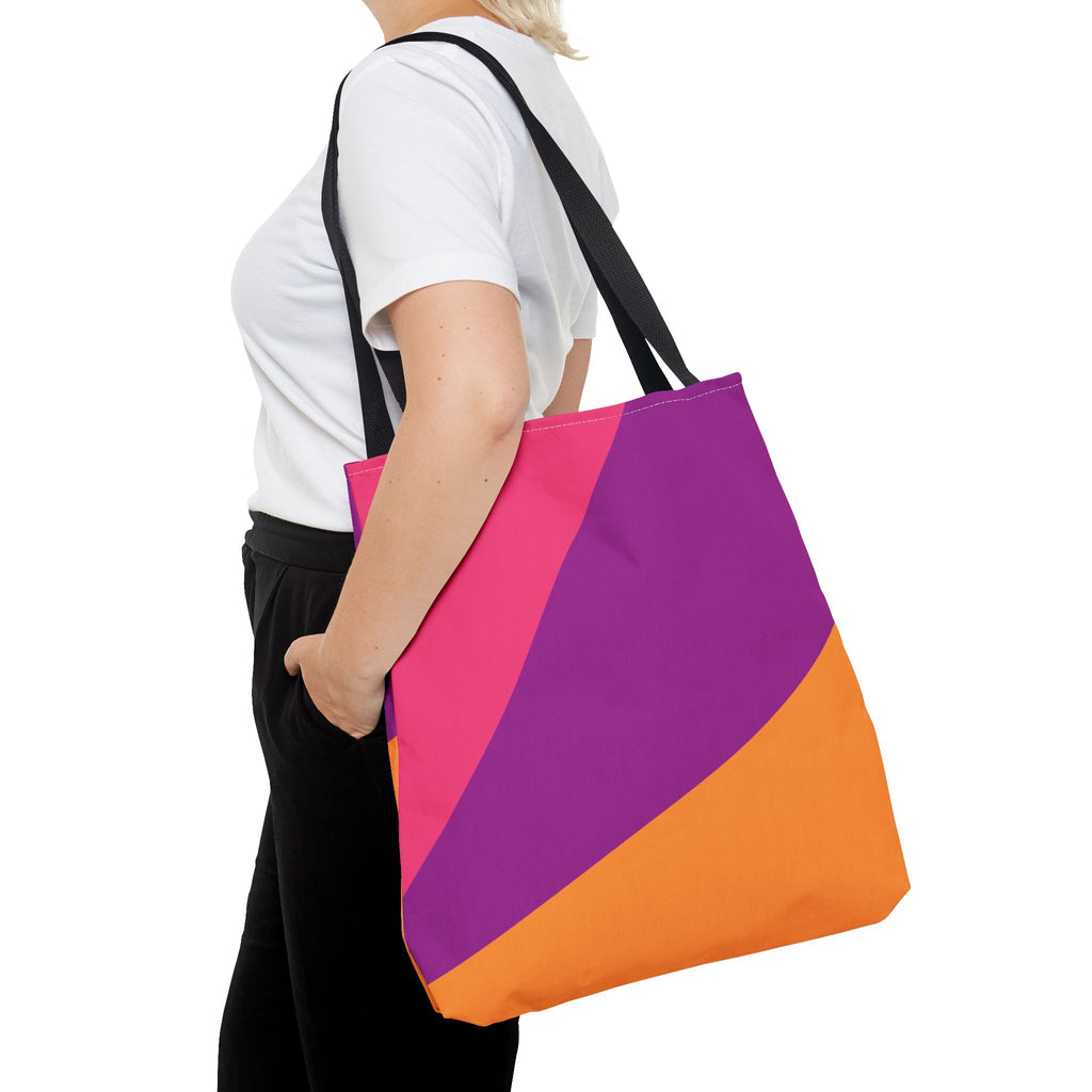 Colorblock Tote Bag