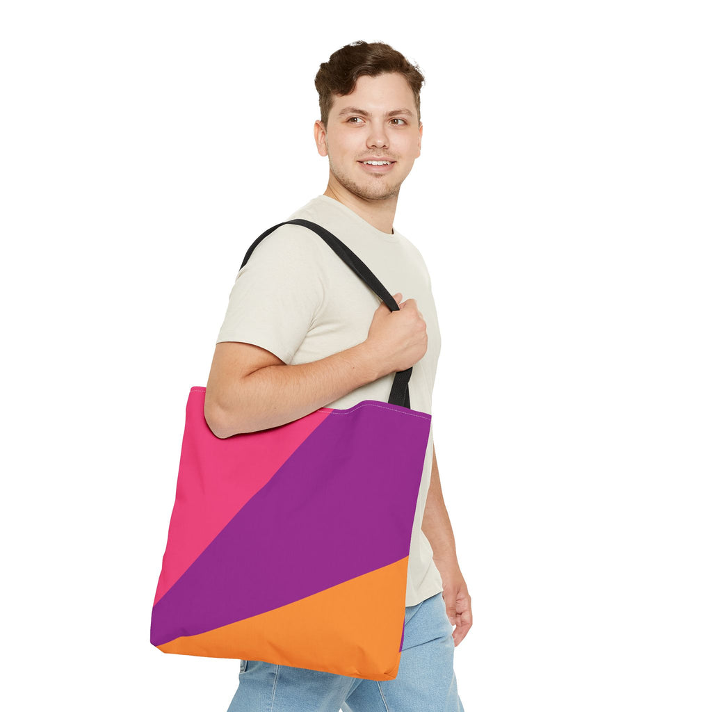 Colorblock Tote Bag