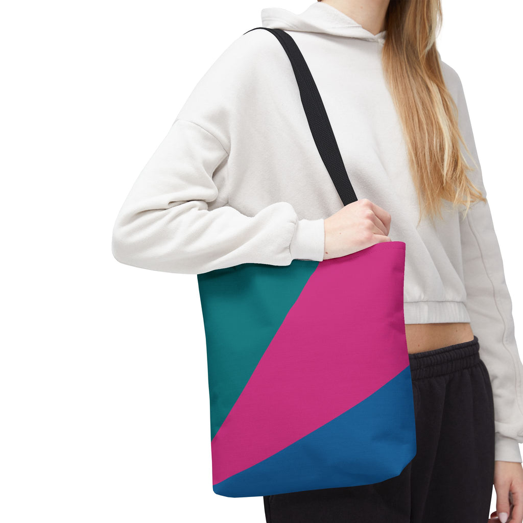 Colorblock Tote Bag