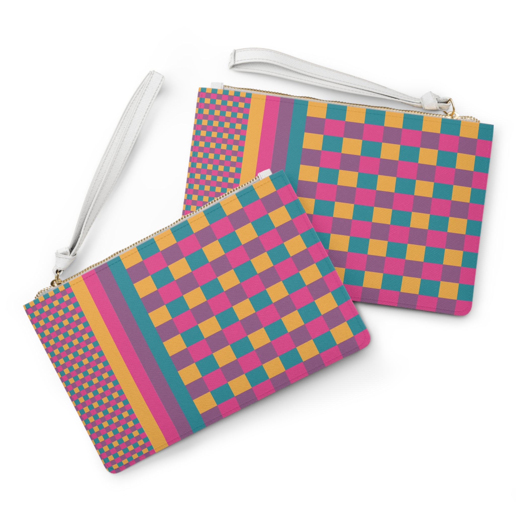 Colorblock Clutch Bag
