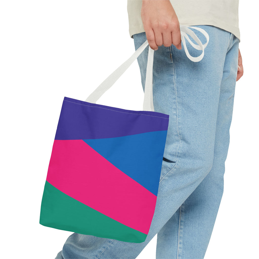 Colorblock Tote Bag