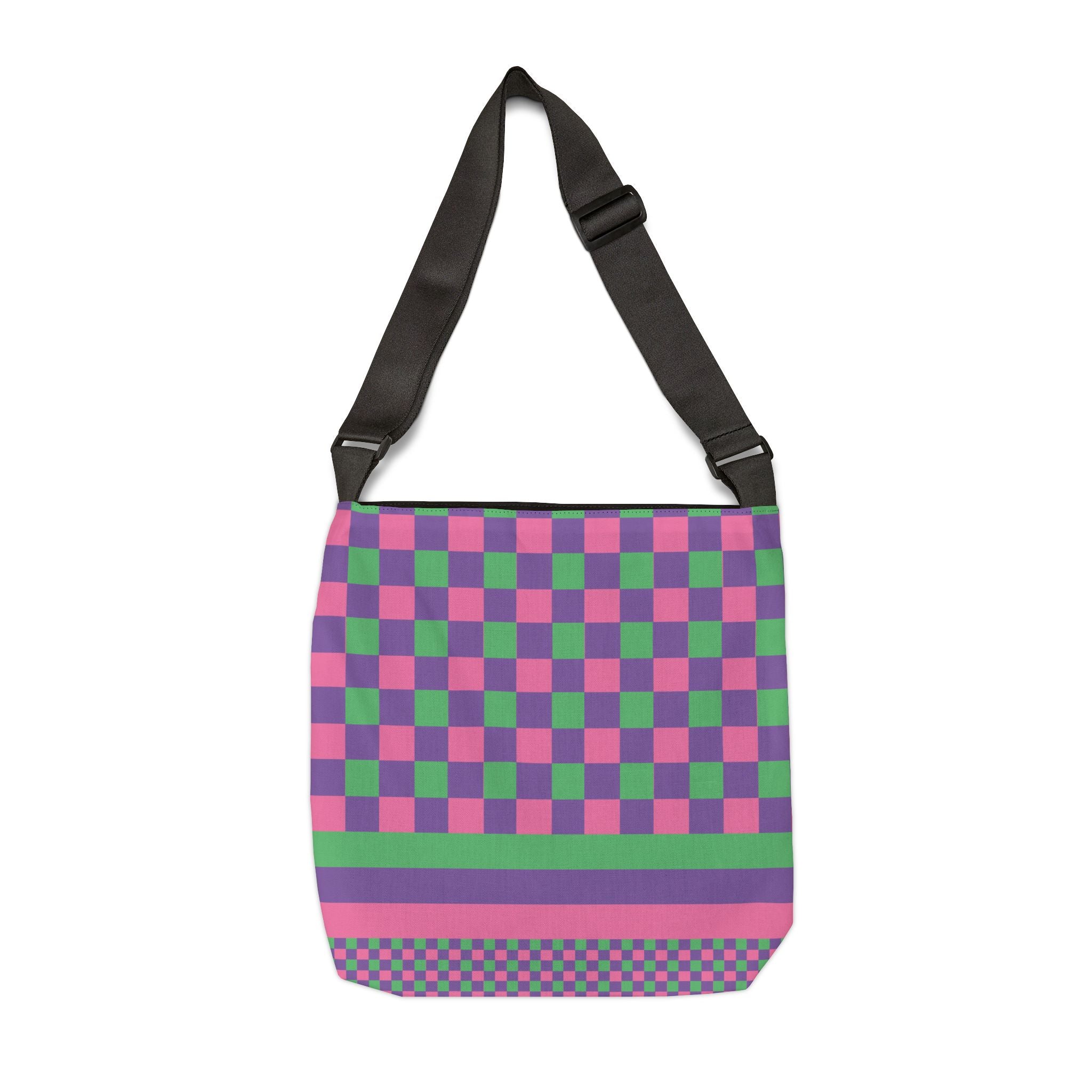 Colorblock Geometric Tote Bag