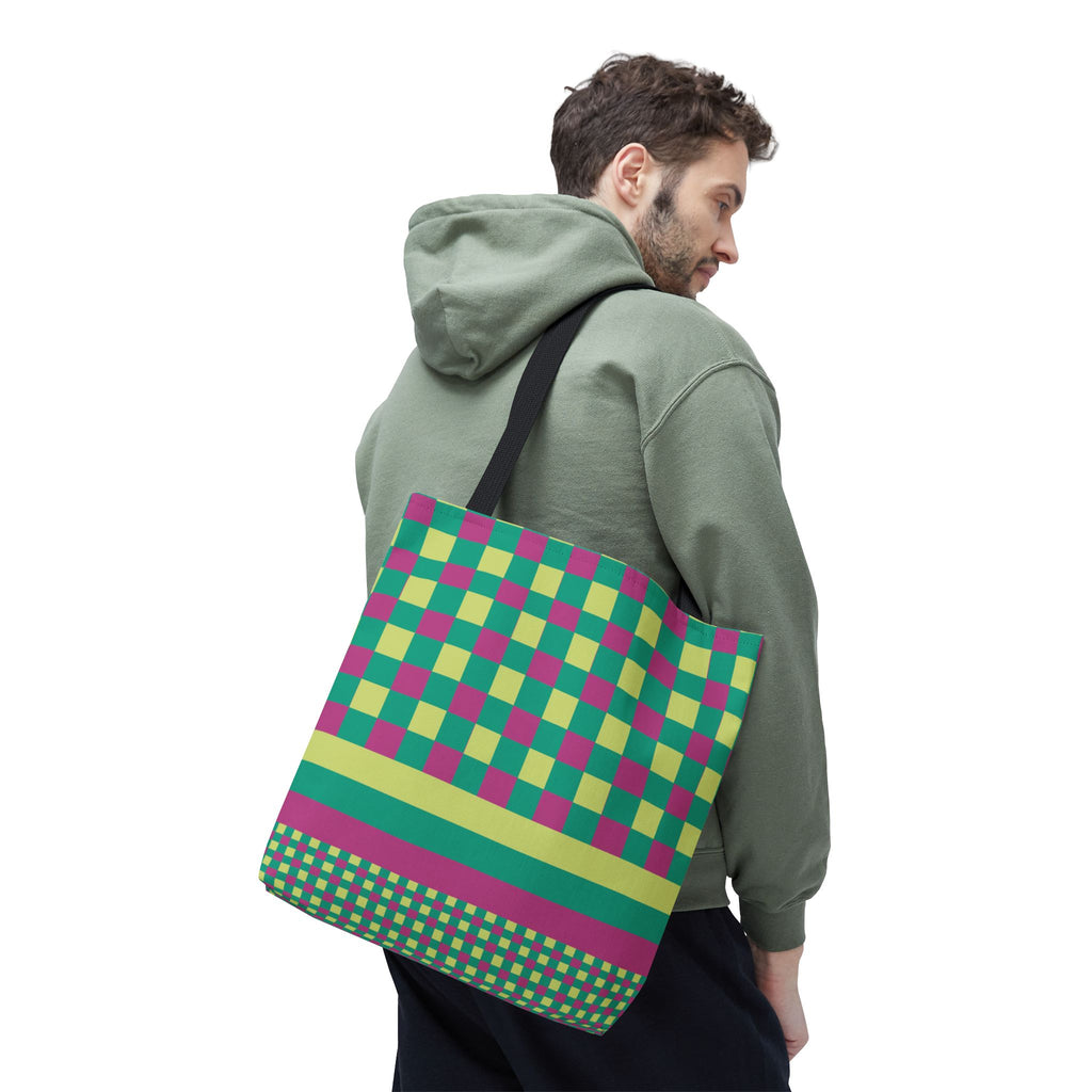Colorblock Tote Bag