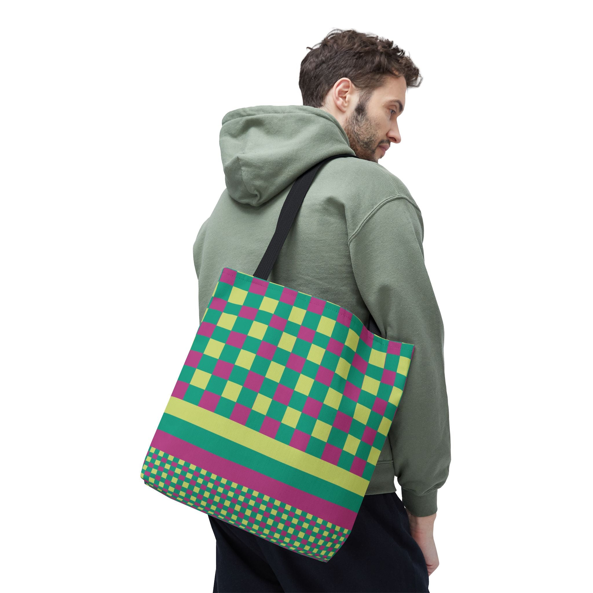Colorblock Tote Bag