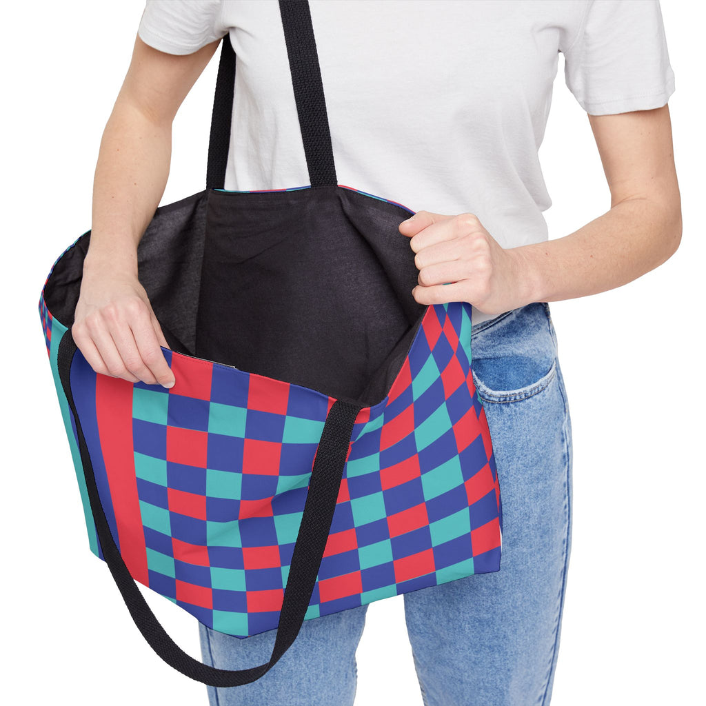 Colorblock Tote Bag