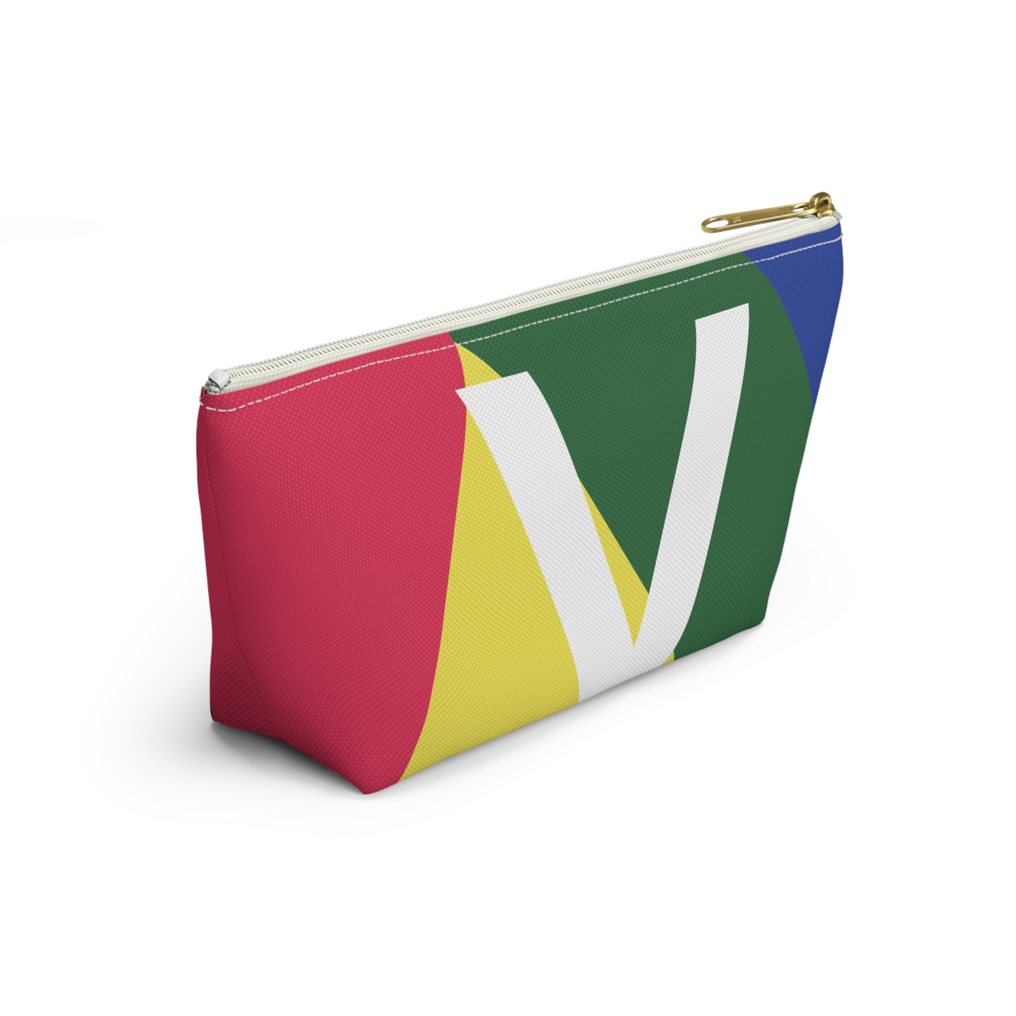 Colorblock Accessory Pouch — Monogram V T-Bottom Cosmetic Bag