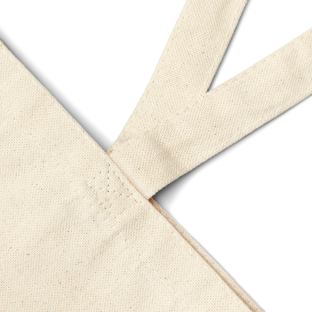 Initial X Colorblock Canvas Tote Bag — Monogram Letter X Reusable Grocery Tote