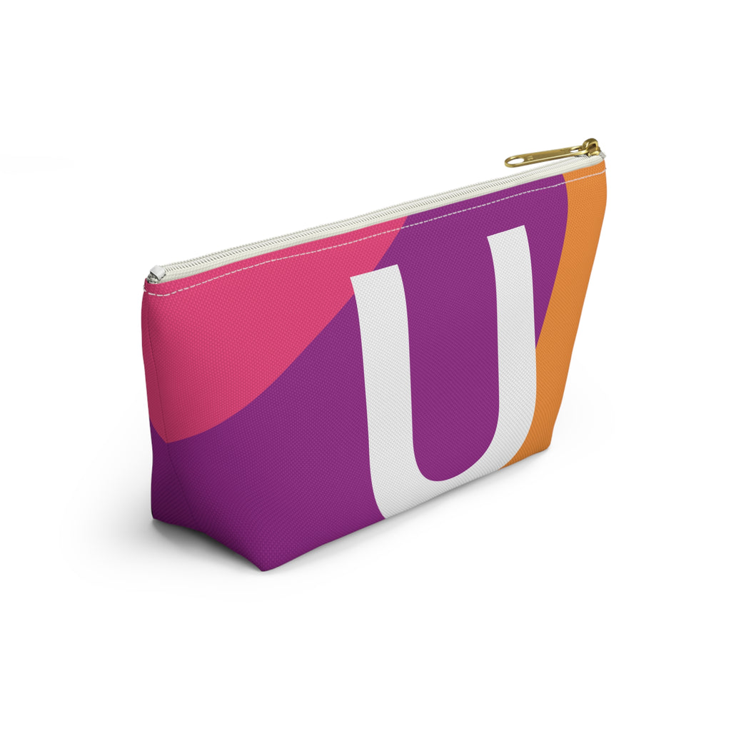 Colorblock Accessory Pouch — Monogram U T-Bottom Cosmetic Bag