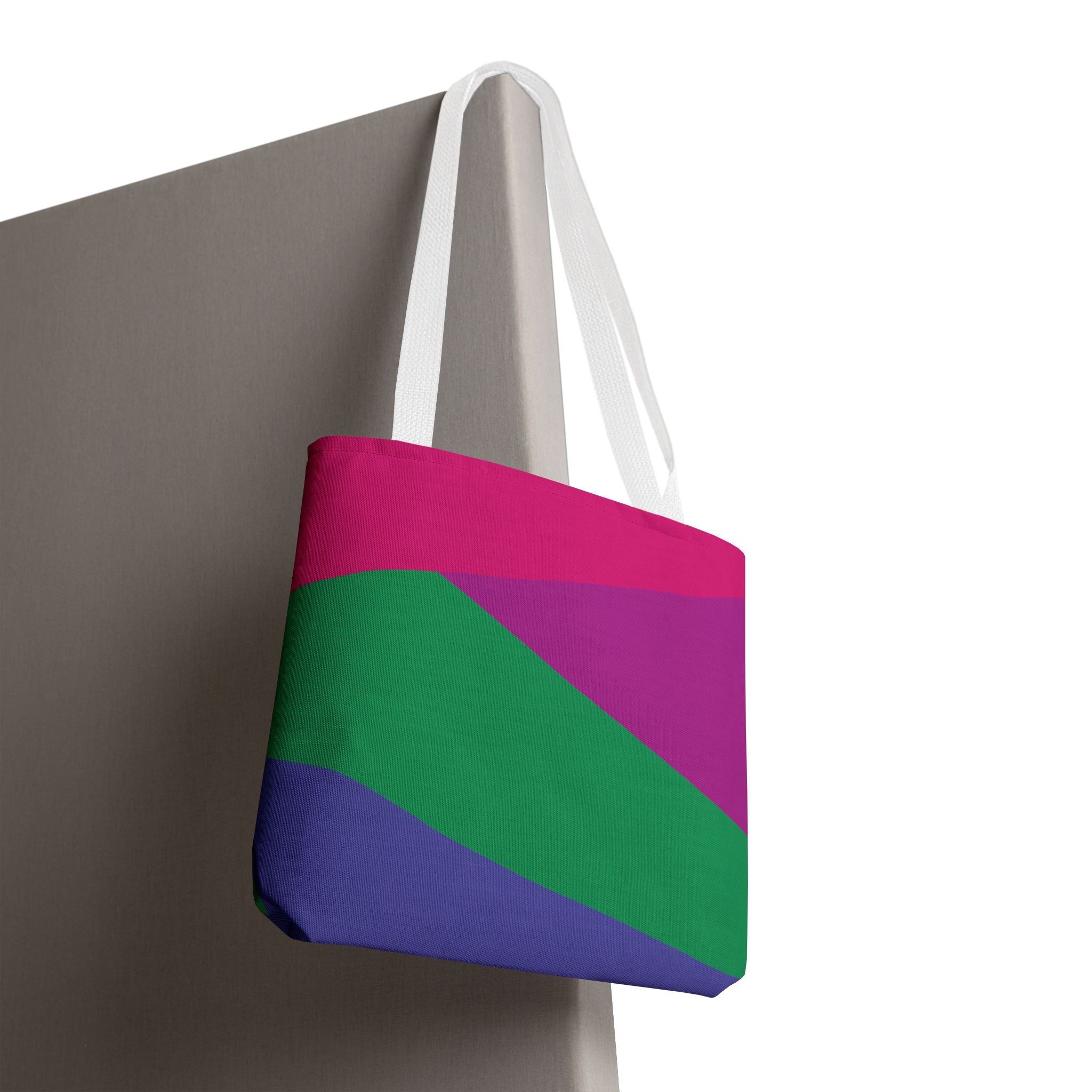 Colorblock Tote Bag