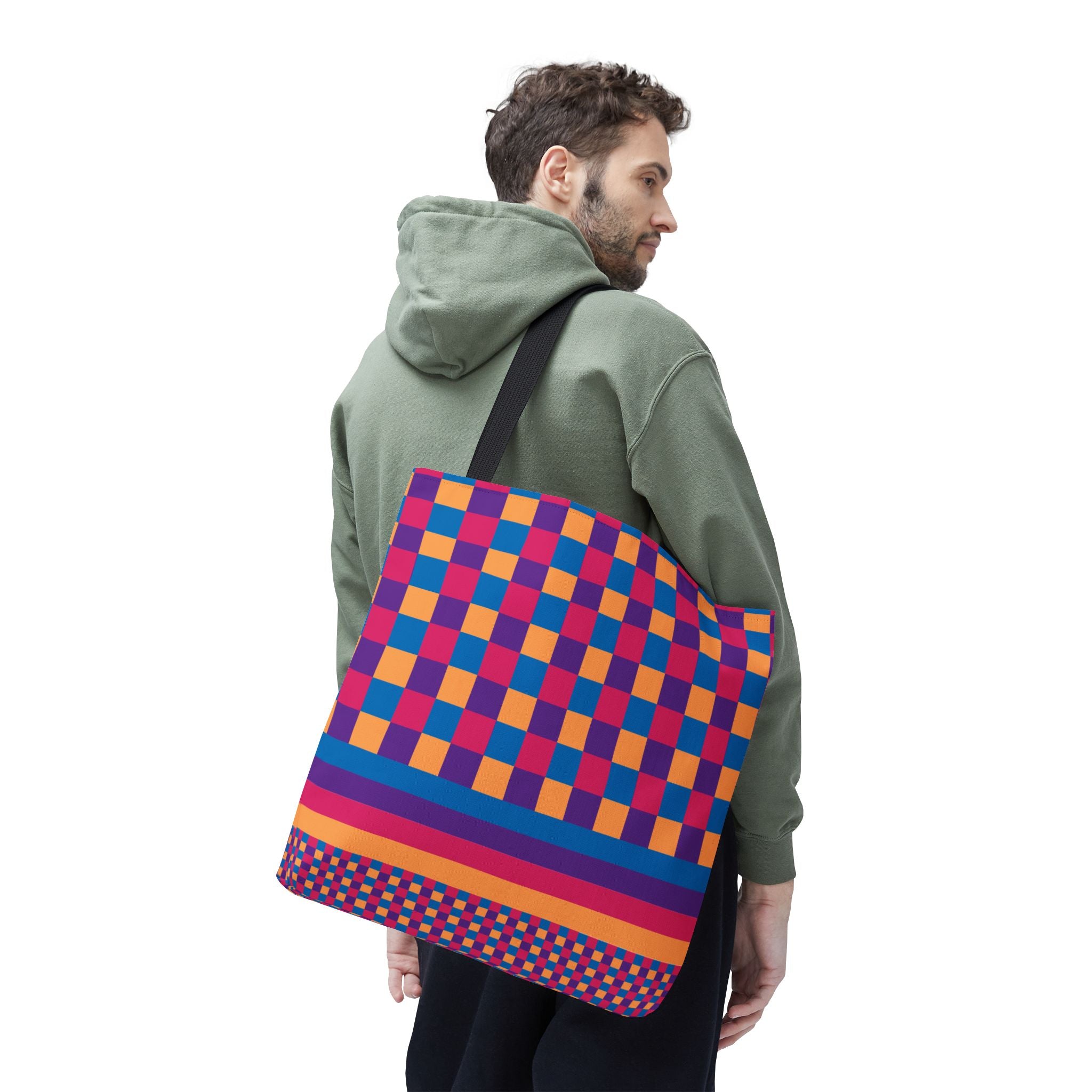 Colorblock Tote Bag
