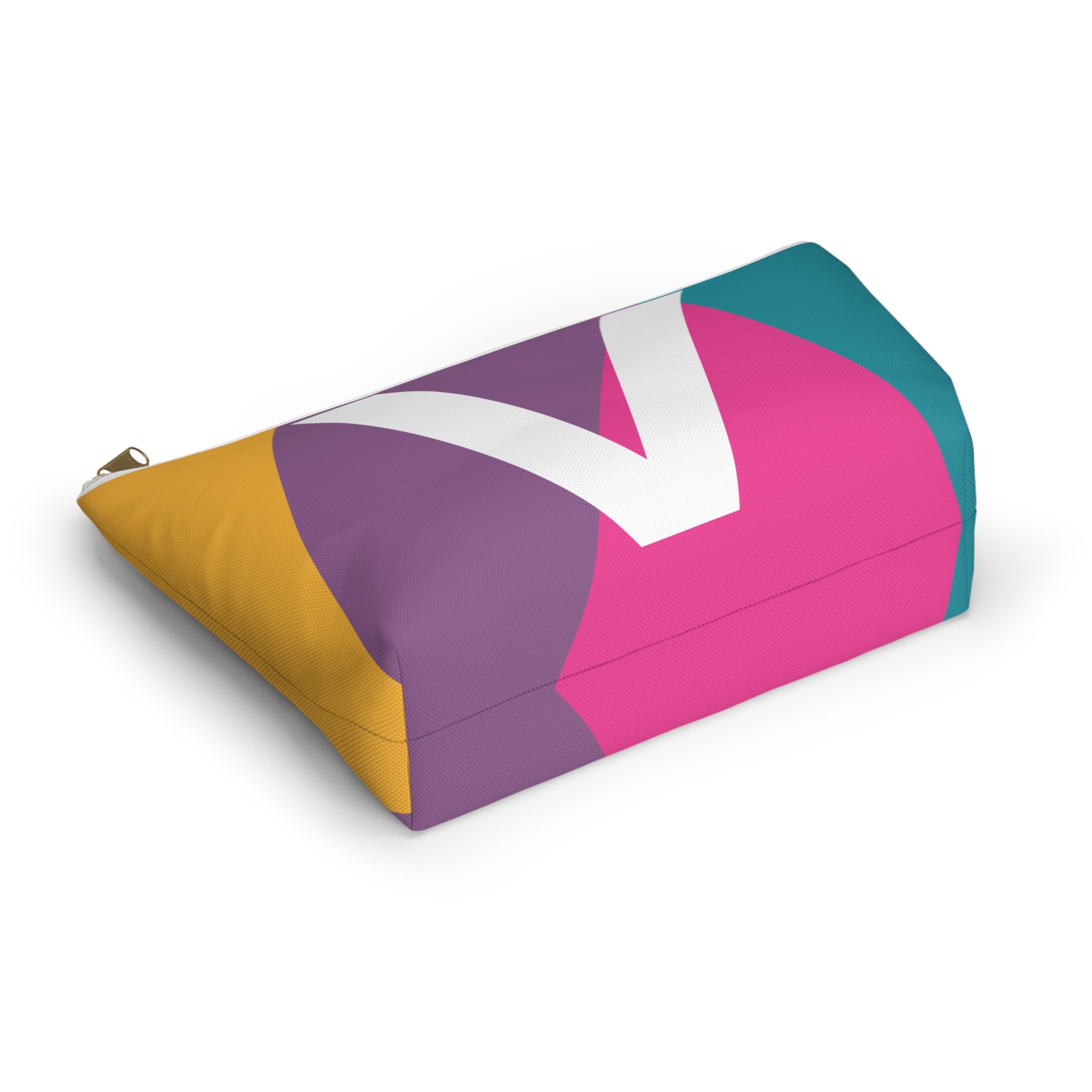 Colorblock Accessory Pouch — Monogram V T-Bottom Cosmetic Bag