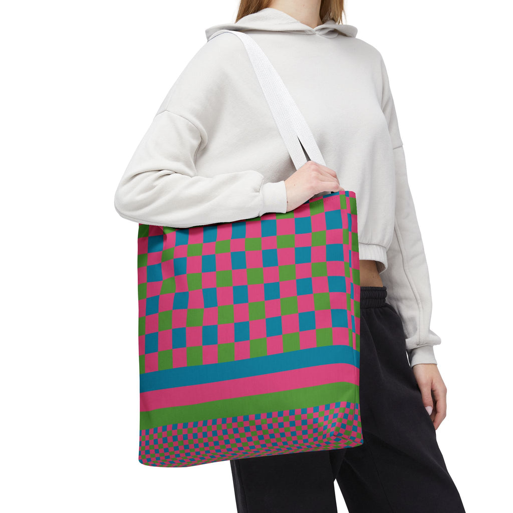 Colorblock Tote Bag