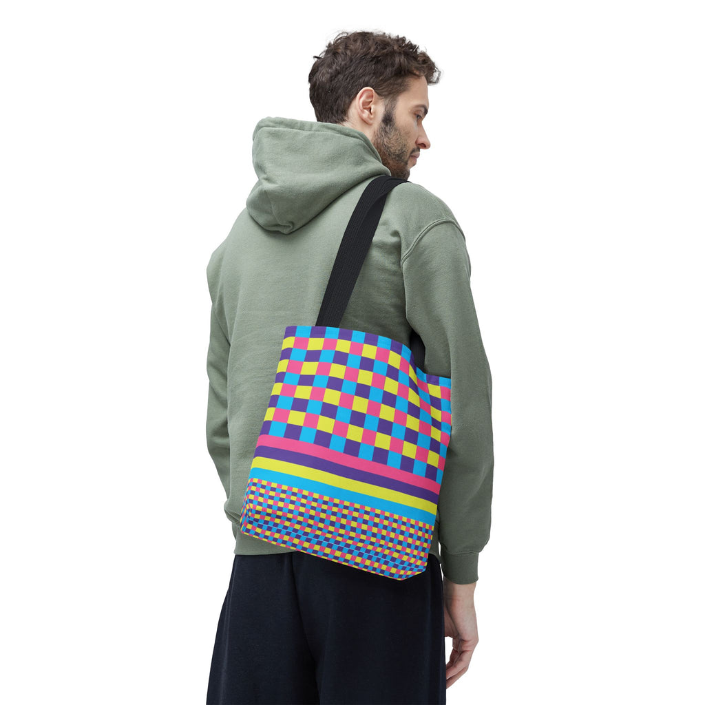 Colorblock Tote Bag