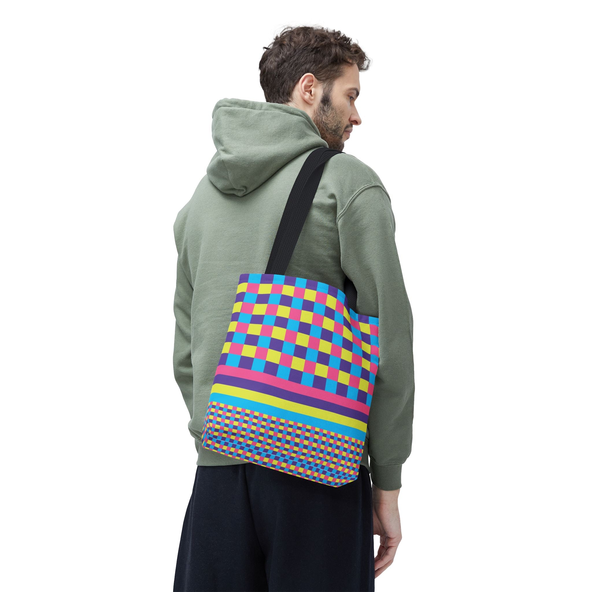 Colorblock Tote Bag
