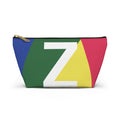 Colorblock Accessory Pouch — Monogram Z T-Bottom Cosmetic Bag