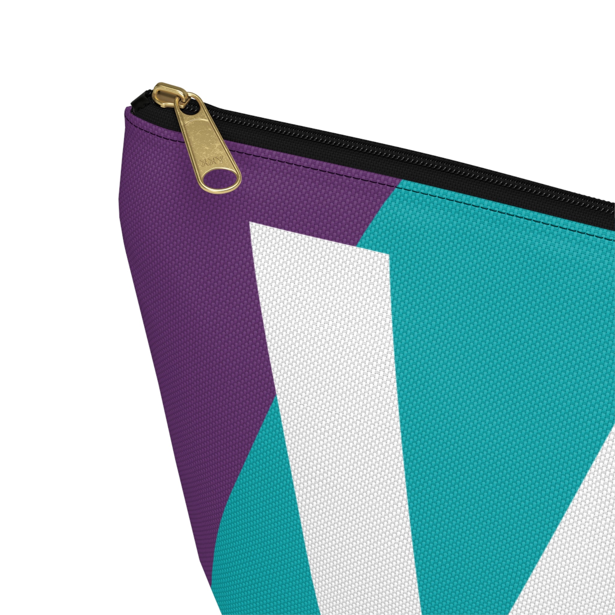 Colorblock Accessory Pouch — Monogram W T-Bottom Cosmetic Bag