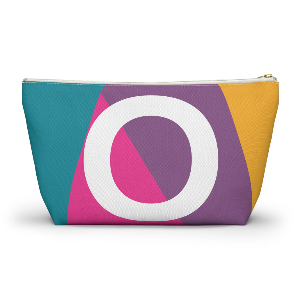 Colorblock Accessory Pouch — Monogram O T-Bottom Cosmetic Bag