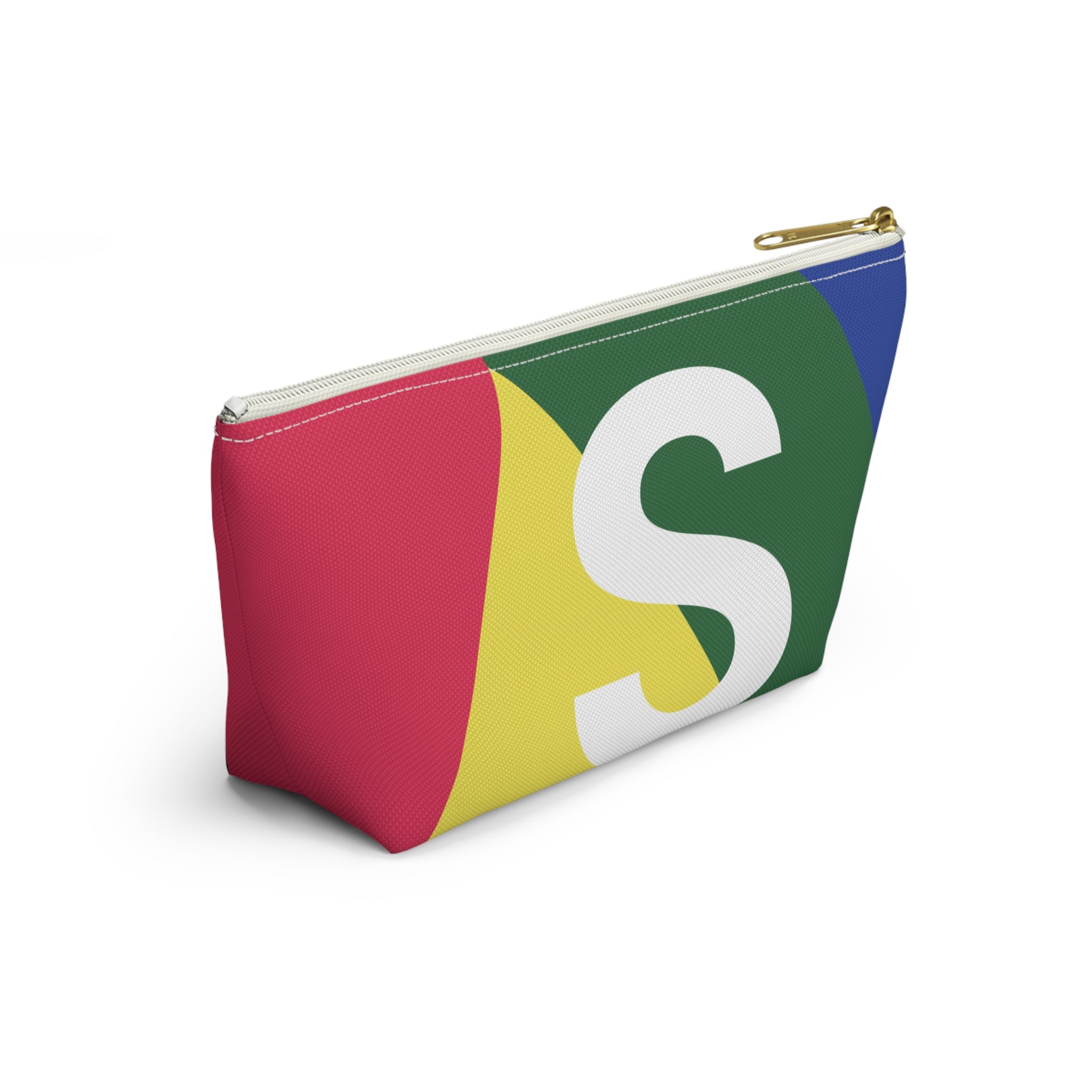 Colorblock Accessory Pouch — Monogram S T-Bottom Cosmetic Bag