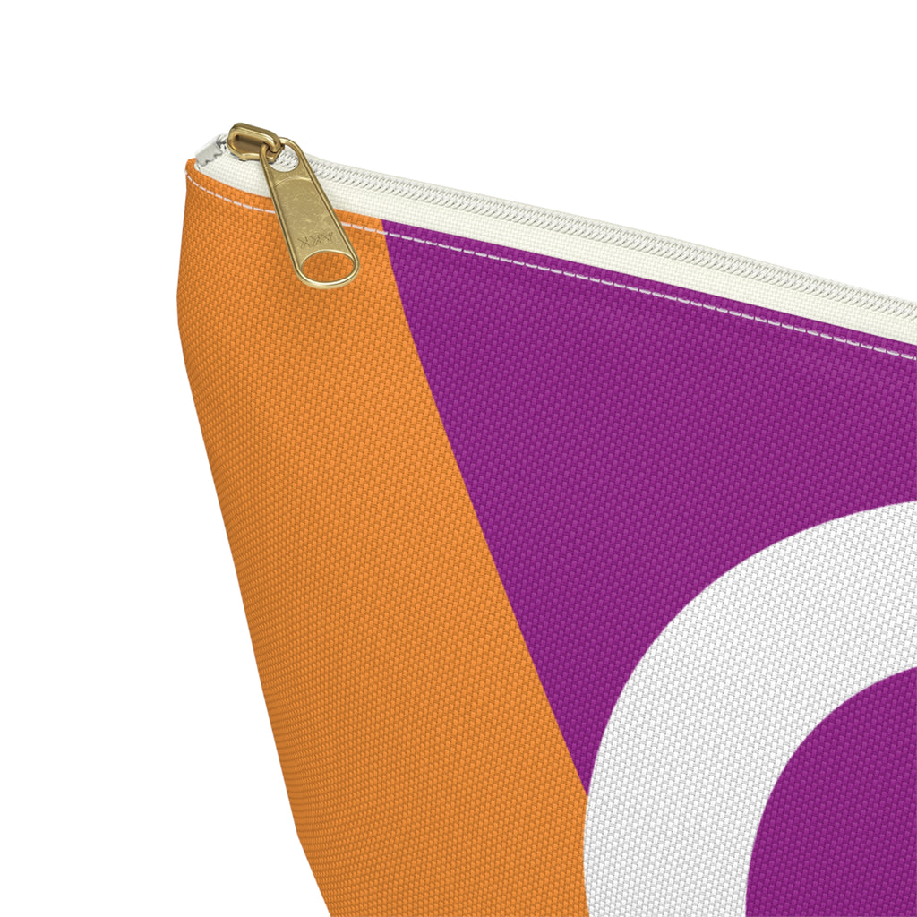 Colorblock Accessory Pouch — Monogram Q T-Bottom Cosmetic Bag