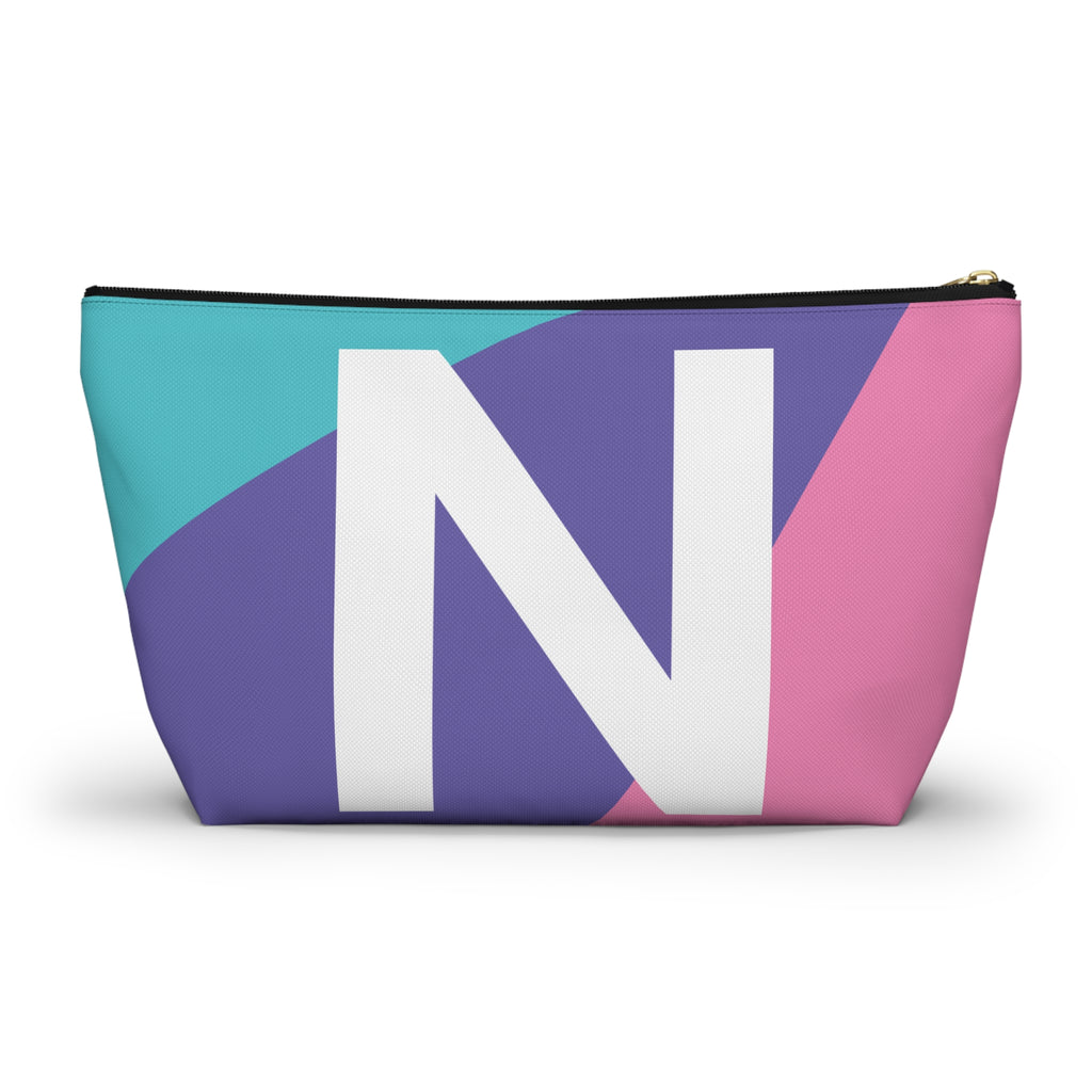 Colorblock Accessory Pouch — Monogram N T-Bottom Cosmetic Bag